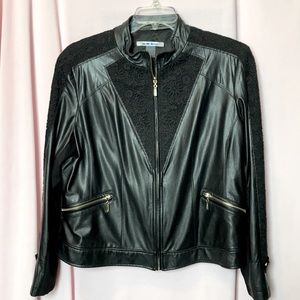 Peter Nygard faux leather Jacket